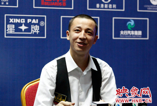 發布會上，中國業余選手帕如克很期待下一句的比賽