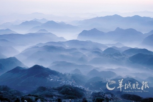 天臺山風光如畫。