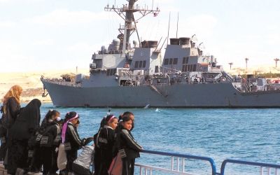 美國(guó)海軍“馬漢”號(hào)驅(qū)逐艦（資料圖片）。圖/CFP