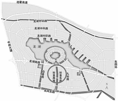 鄭州龍湖區域6塊商業用地拍賣遇冷，全部以起始價成交最貴的一塊不過888.09萬/畝，僅為8月龍湖“地