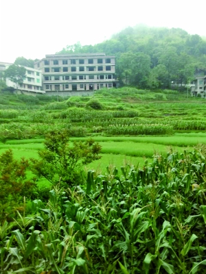 湖南新邵縣迎光鄉(xiāng)上沙溪村支書彭承雙家新蓋的房子。