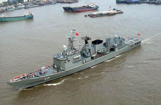 資料圖：中國為泰國建造的納萊頌恩級護衛艦。