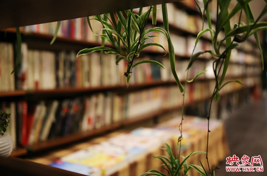 書店內的裝飾。
